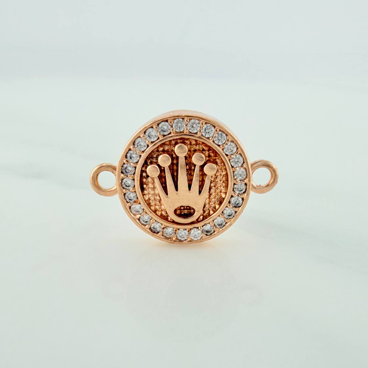Herraje Corona 2.9gr / 2cm / Oro Rosa 18K %