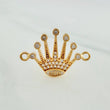 Herraje Corona 2gr / 2.4cm / Oro Amarillo 18K %
