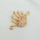 Herraje Corona 2gr / 2.4cm / Oro Amarillo 18K %