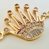 Herraje Corona 2gr / 2.4cm / Oro Amarillo 18K %