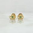 Topos Corona Real 0.75gr / 4.8mm Circon Verde Oro Amarillo 18K ©