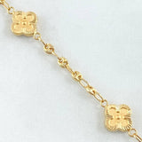 Pulso GC Trebol Dorado 4.35gr / 19cm / Oro Amarillo 18K *