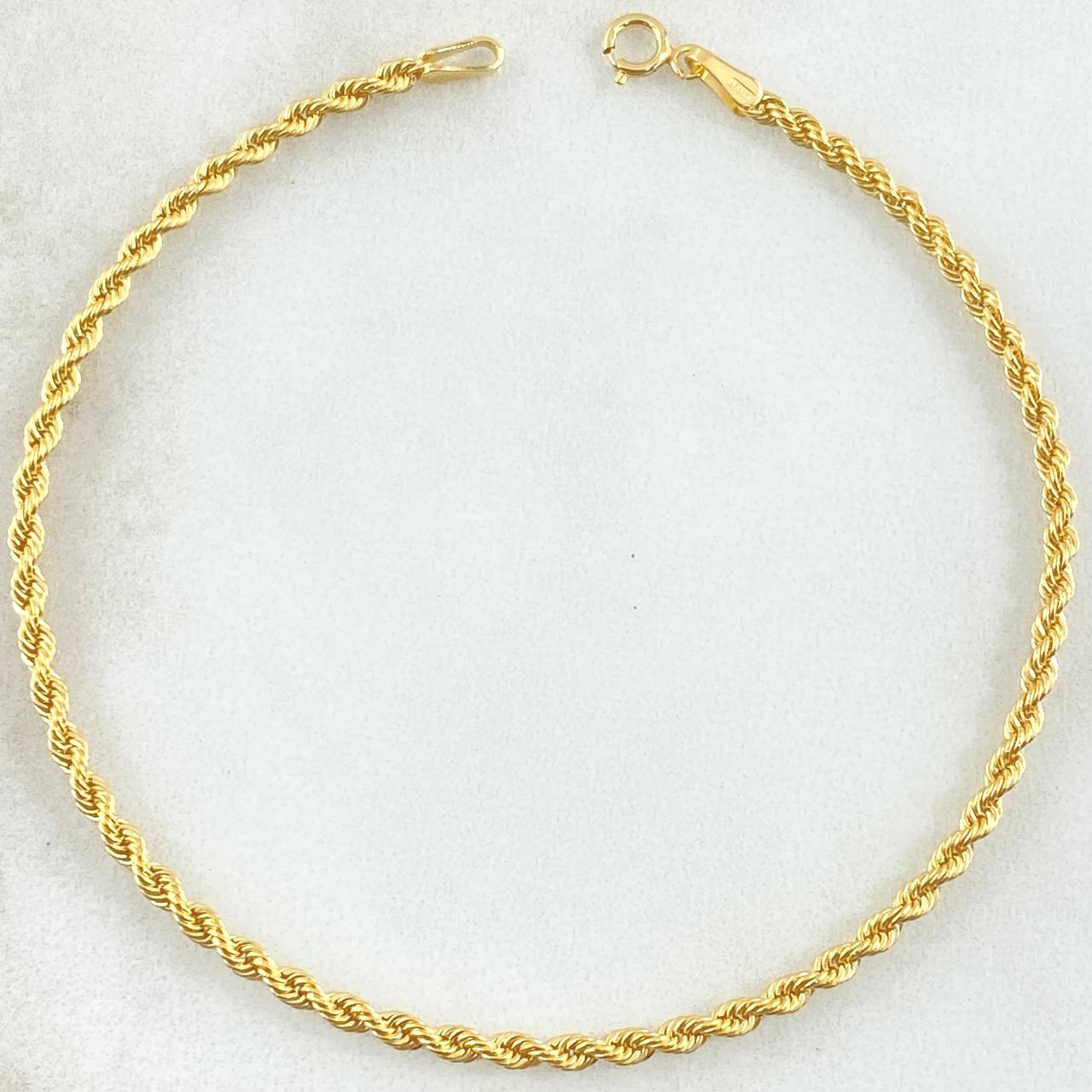 Pulso Lazo 1.2gr / 19cm / Oro Amarillo +3 18K ©