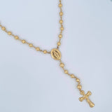 Rosario Virgen Milagrosa 12.4gr / 58cm / Oro Amarillo 18K &