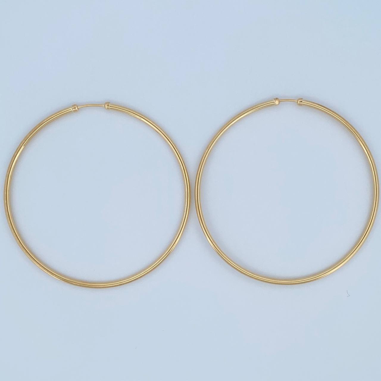 Candongas Caponeras 5gr / 6cm / Oro 18K &