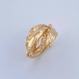 Anillo Caballos 8.65gr / T10 / Liso Oro Amarillo 18K &
