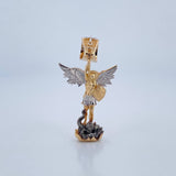 Dije San Miguel Arcangel 5gr / 3.8cm / Tres Oros 18K &
