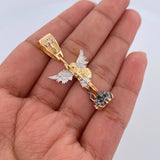 Dije San Miguel Arcangel 5gr / 3.8cm / Tres Oros 18K &