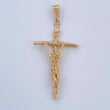 Dije Cruz Cristo 3.55gr / 4.5cm / Oro Amarillo 18K &