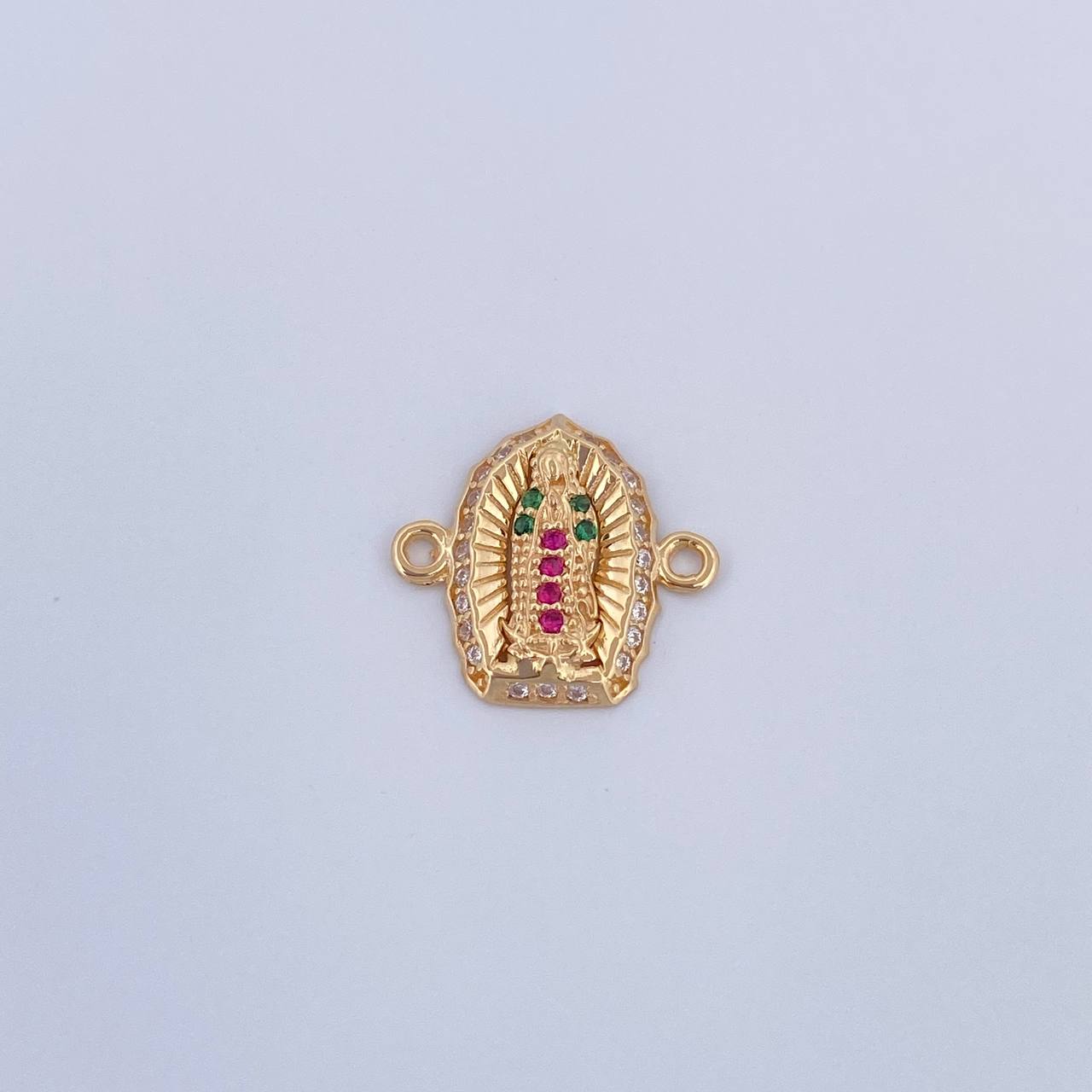 Herraje Virgen de Guadalupe 1.2g / 1.5cm Oro Amarillo 18K