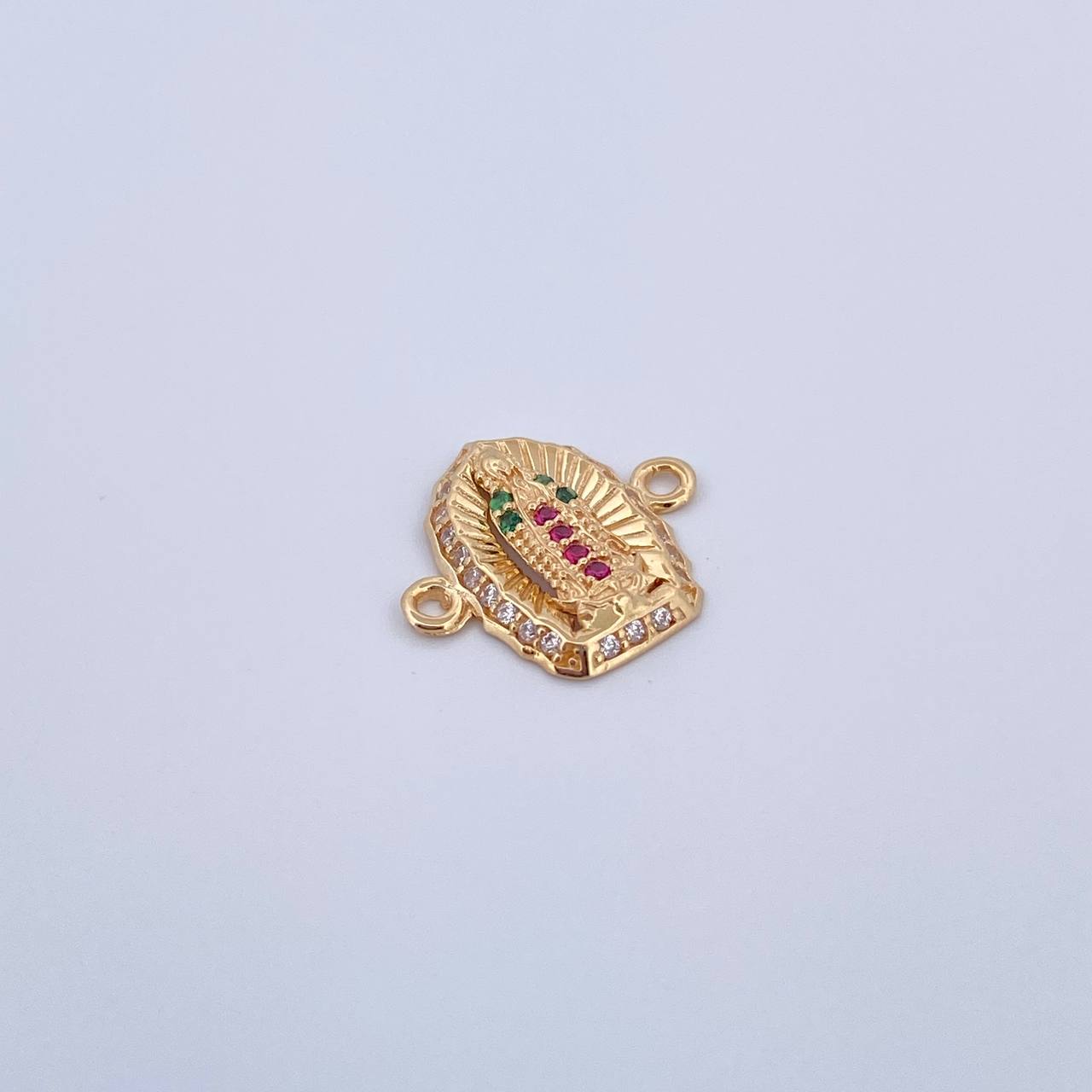 Herraje Virgen de Guadalupe 1.2g / 1.5cm Oro Amarillo 18K