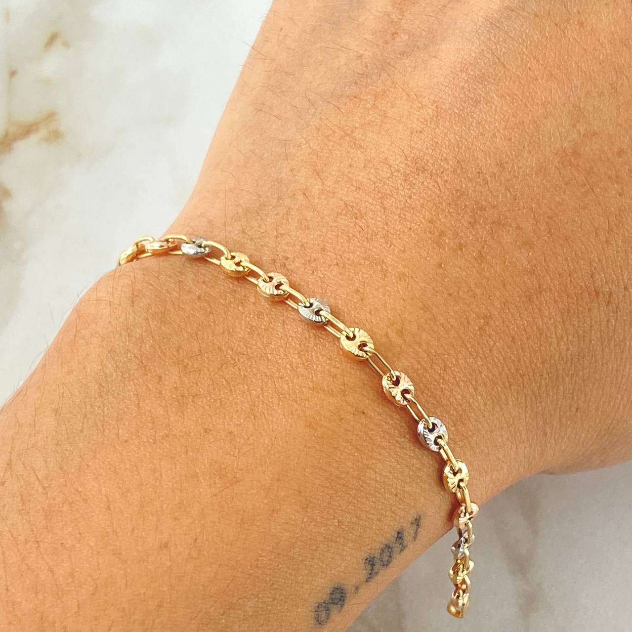Pulso GC 3.5gr / 19cm / Tres Oros 18K *