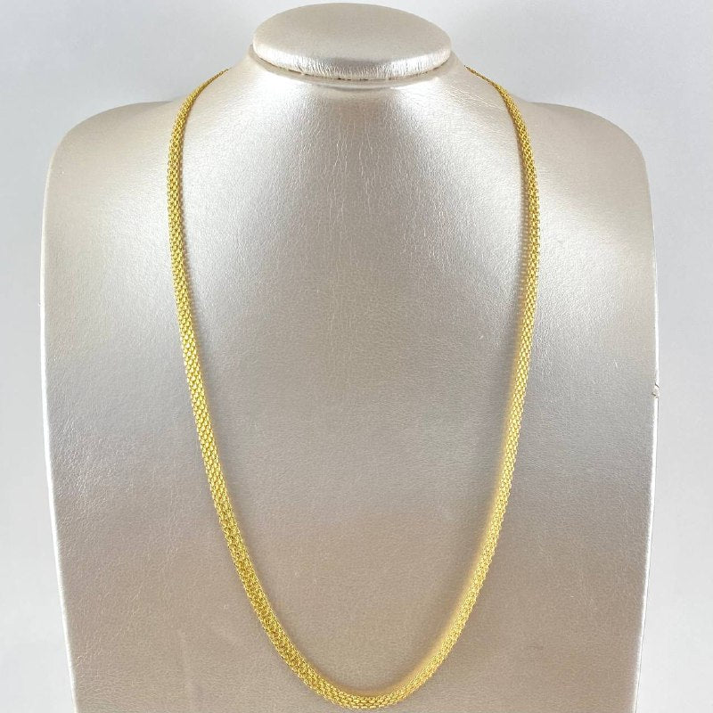 Cadena China 15gr / 60cm / 5mm Oro Amarillo +0 18K *