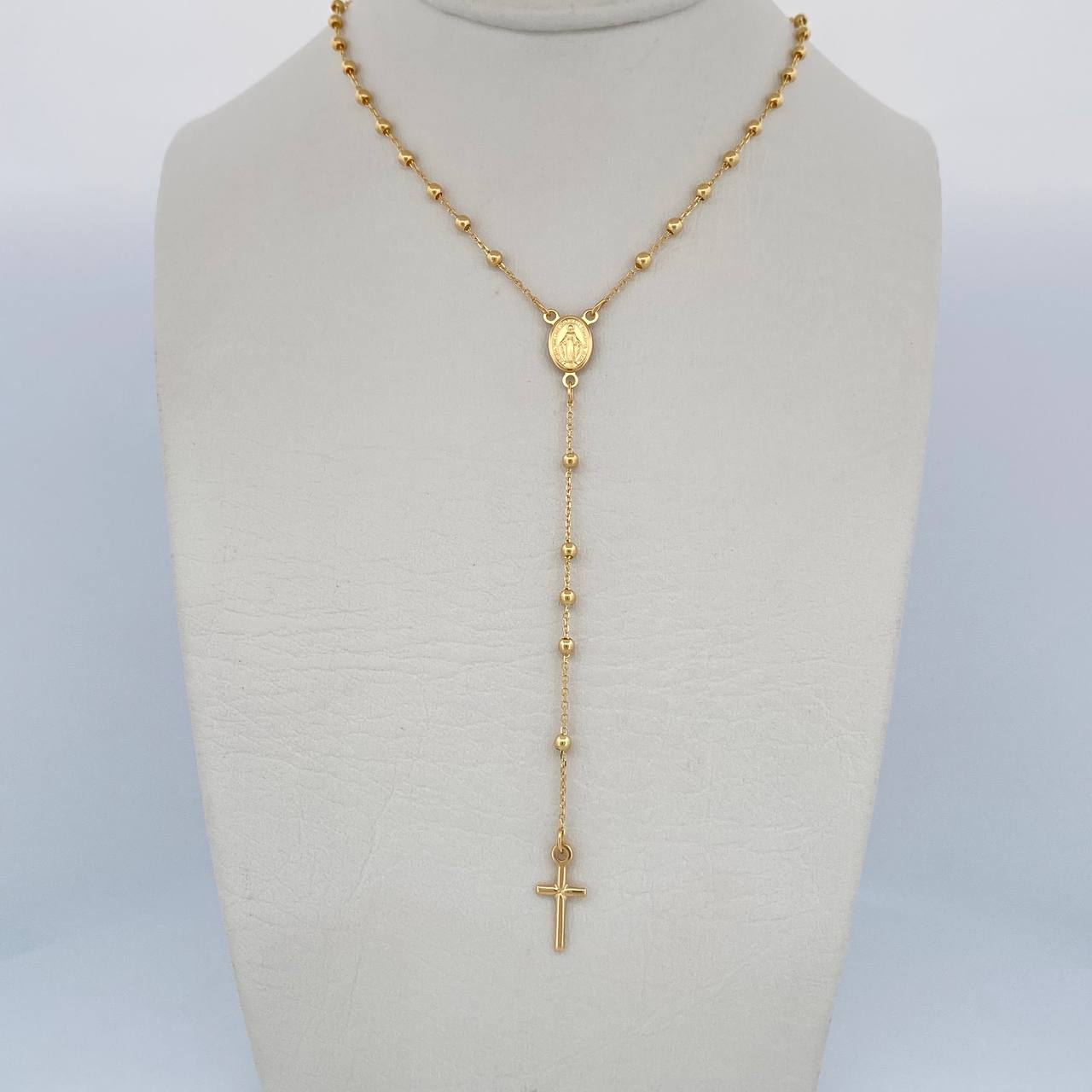 Rosario Virgen Milagrosa 3.1gr / 45.4cm / Oro Amarillo +4 18K &