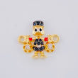 Herraje Pato Bolsas Dinero 1.5 g / 1.6 cm Oro Amarillo 18K