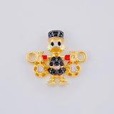 Herraje Pato Bolsas Dinero 1.5 g / 1.6 cm Oro Amarillo 18K