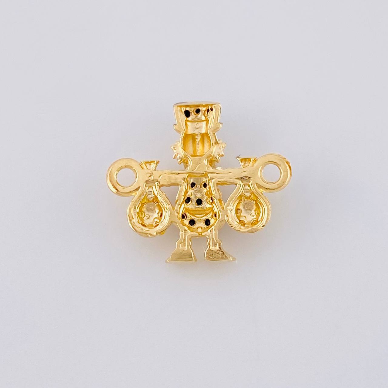 Herraje Pato Bolsas Dinero 1.5 g / 1.6 cm Oro Amarillo 18K