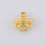 Herraje Pato Bolsas Dinero 1.5 g / 1.6 cm Oro Amarillo 18K