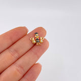 Herraje Pato Bolsas Dinero 1.5 g / 1.6 cm Oro Amarillo 18K