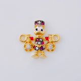 Herraje Pato Bolsas Dinero 1.65 g / 1.6 cm Oro Amarillo 18K