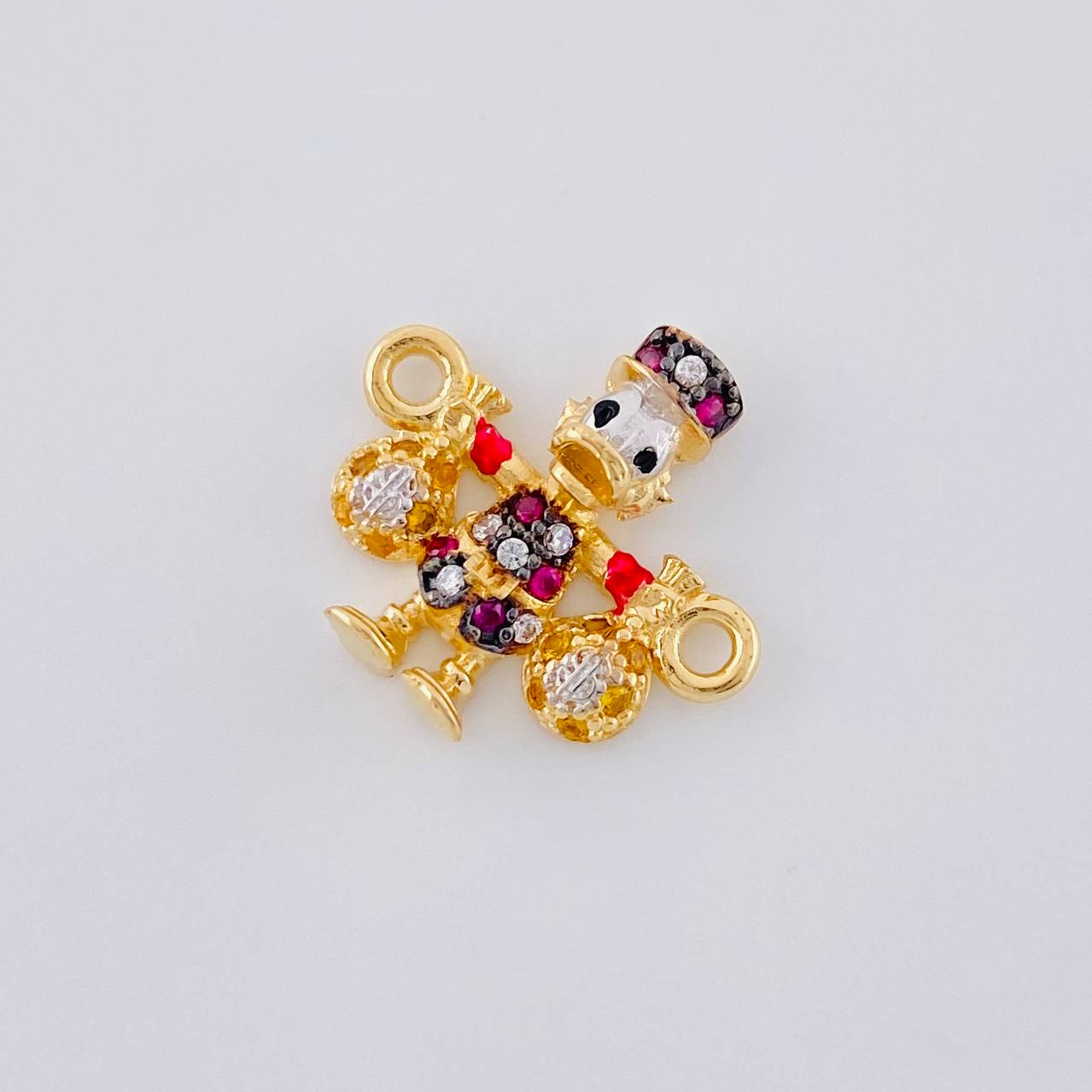 Herraje Pato Bolsas Dinero 1.65 g / 1.6 cm Oro Amarillo 18K