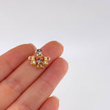 Herraje Pato Bolsas Dinero 1.65 g / 1.6 cm Oro Amarillo 18K