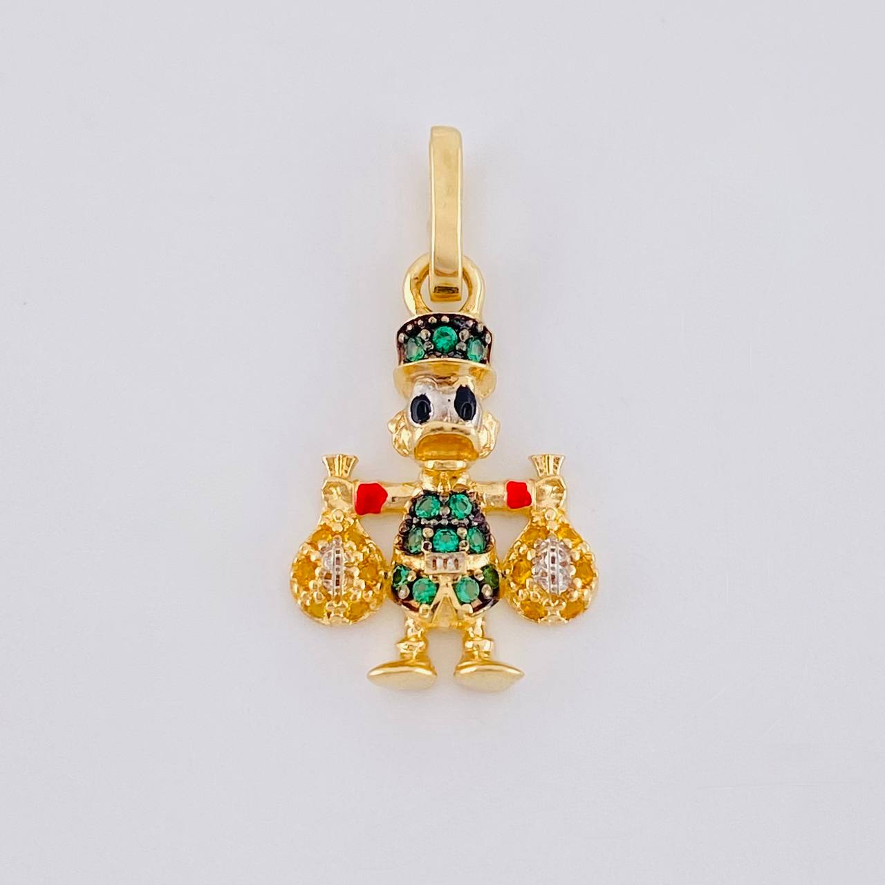 Dije Pato Bolsas Dinero 1.45 g / 2.2 cm Oro Amarillo 18K