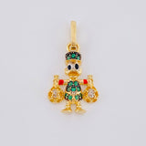 Dije Pato Bolsas Dinero 1.4 g / 2.2 cm Oro Amarillo 18K