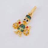 Dije Pato Bolsas Dinero 1.4 g / 2.2 cm Oro Amarillo 18K