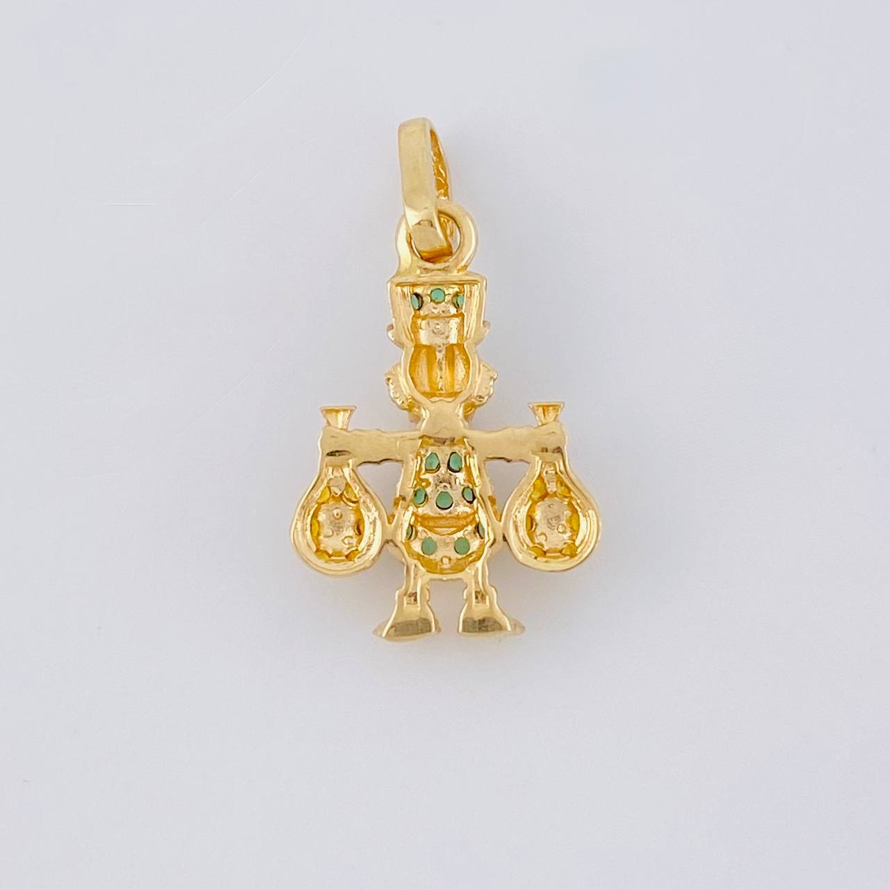 Dije Pato Bolsas Dinero 1.4 g / 2.2 cm Oro Amarillo 18K