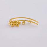 Piercing Flor 1.1 g / 2.1 cm Oro Amarillo 18K