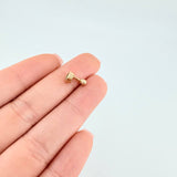Piercing Cetro Circular Liso 0.4 g / 1 cm Oro Amarillo 18K