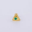 Piercing Chispa Triangulo 0.4 g / 0.9 cm Oro Amarillo 18K