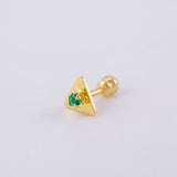 Piercing Chispa Triangulo 0.35 g / 0.8 cm Oro Amarillo 18K