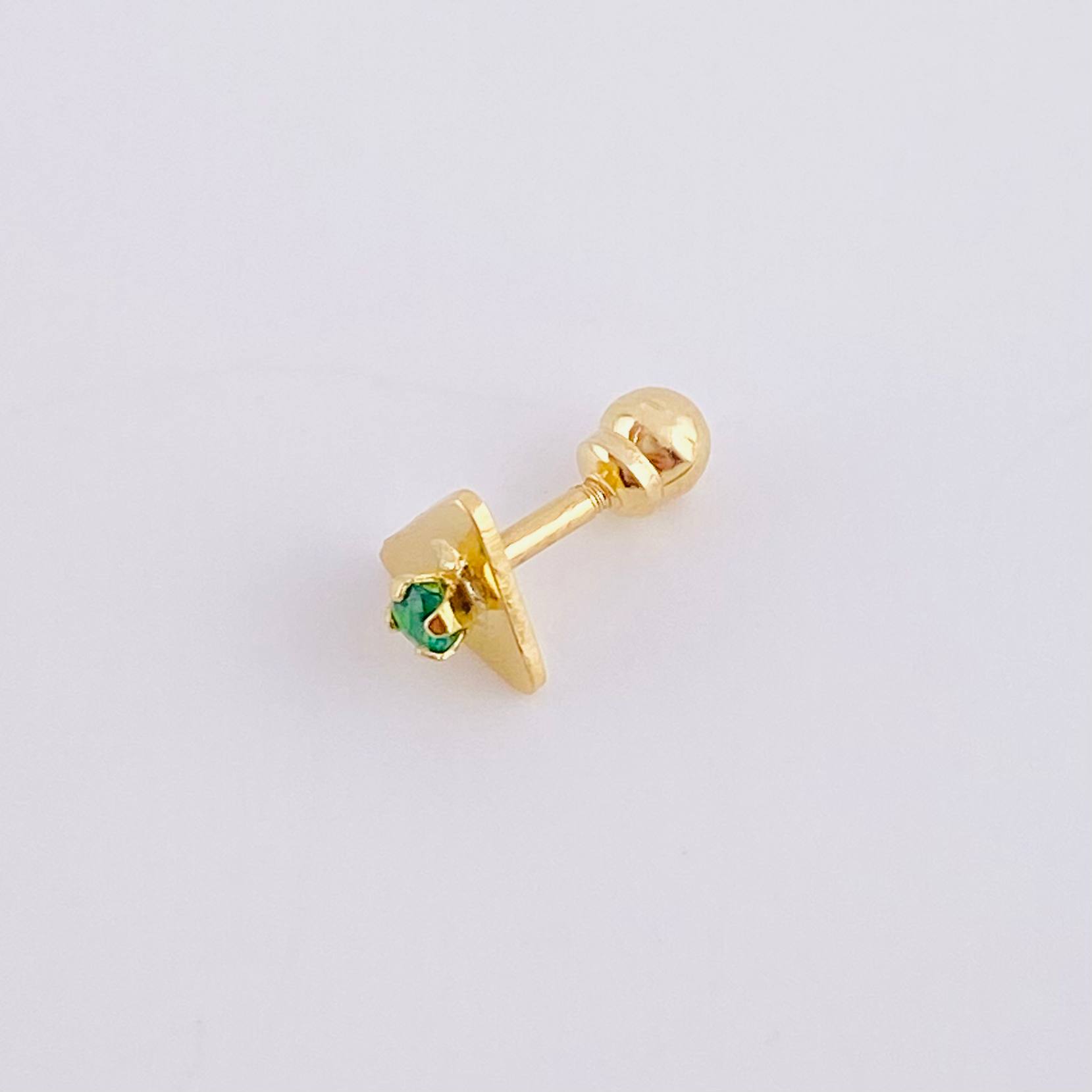 Piercing Chispa Triangulo 0.35 g / 0.8 cm Oro Amarillo 18K