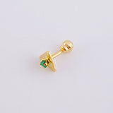 Piercing Chispa Triangulo 0.4 g / 0.9 cm Oro Amarillo 18K