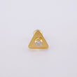 Piercing Chispa Triangulo 0.4 g / 0.9 cm Oro Amarillo 18K