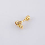 Piercing Trio De Estrellas 0.4 g / 0.9 cm Oro Amarillo 18K