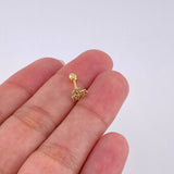 Piercing Trio De Estrellas 0.4 g / 0.9 cm Oro Amarillo 18K