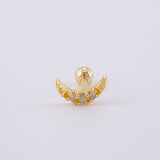 Piercing Media Luna 0.4 g / 1 cm Oro Amarillo 18K