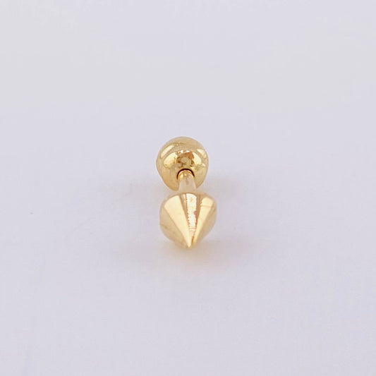 Piercing Punta 0.4 g / 1.2 cm Oro Amarillo 18K