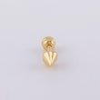 Piercing Punta 0.4 g / 1 cm Oro Amarillo 18K