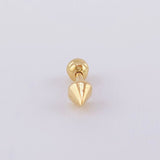 Piercing Punta 0.4 g / 1 cm Oro Amarillo 18K