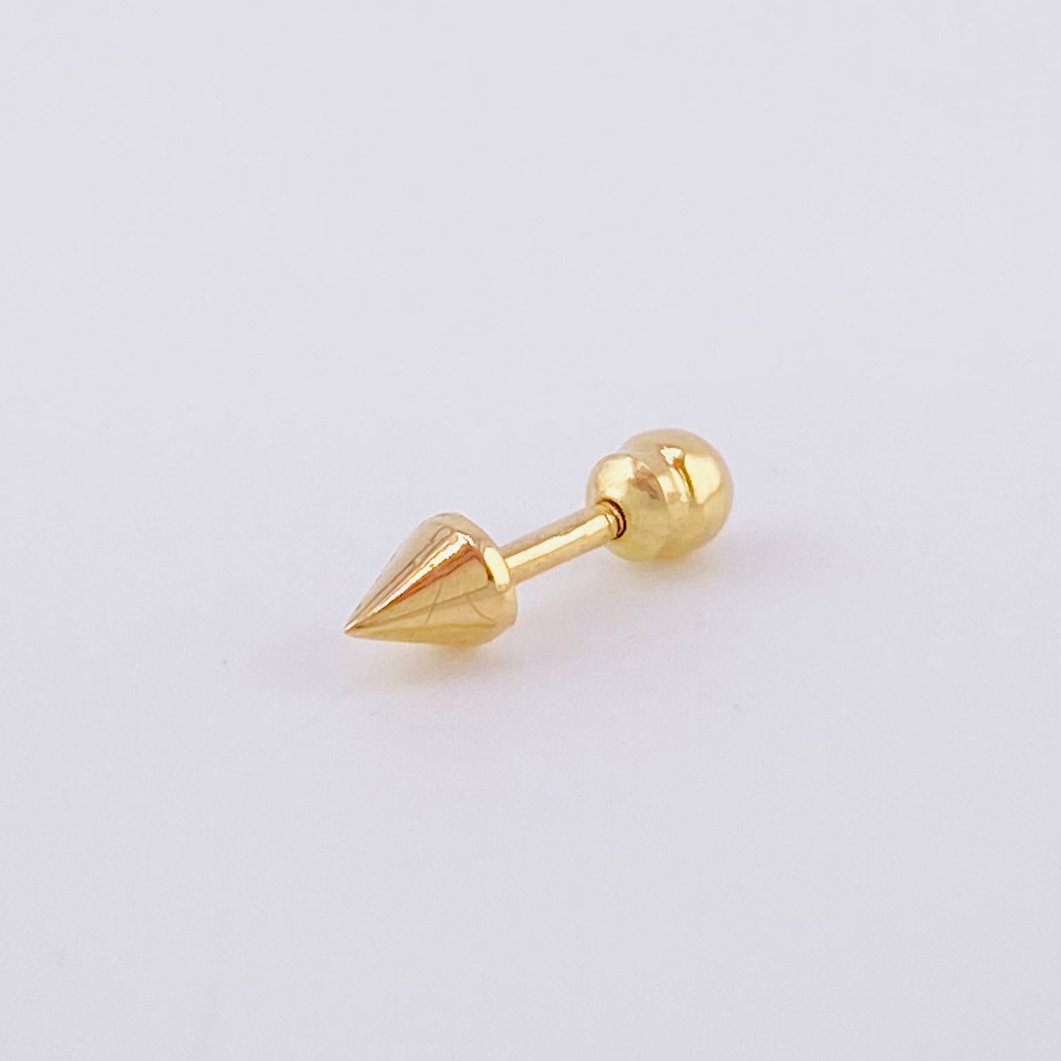 Piercing Punta 0.4 g / 1 cm Oro Amarillo 18K