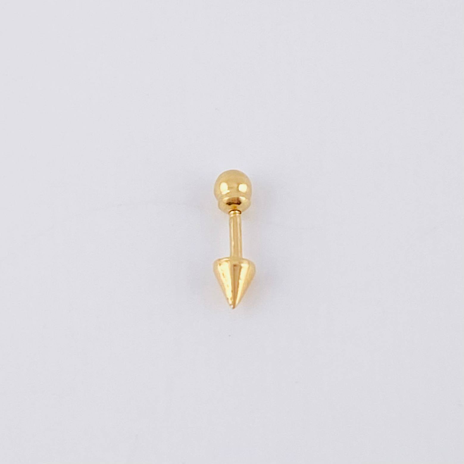 Piercing Punta 0.4 g / 1 cm Oro Amarillo 18K