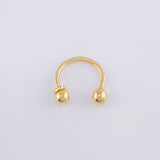 Piercing U 0.4g / 1cm Oro Amarillo 18K