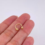 Piercing U 0.4g / 1cm Oro Amarillo 18K