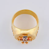 Anillo Pato Bolsa De Dinero 10 g / T10 1/2 Tres Oros 18K