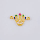 Herraje Corona 0.8 g / 1.6 cm Oro Amarillo 18K