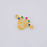 Herraje Corona 0.8 g / 1.6 cm Oro Amarillo 18K